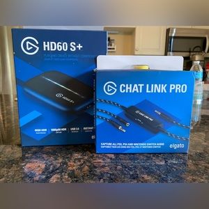 elgato - Chat Link Pro and Game Capture HD60S+ (Gently Used - Adult Use)